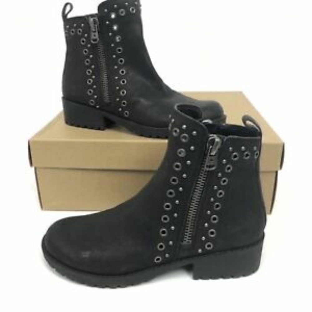 NWT! Lucky Brand Hannie Booties Black - Picture 2 of 5